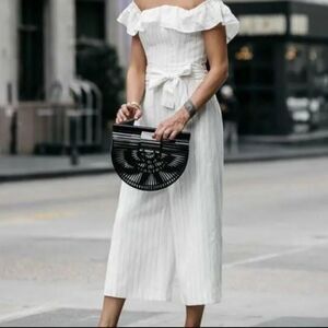 Club Monaco Off the Shoulder Jump Suit Size 00